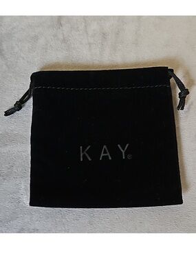 Kay Jewelers - Velvet Pouch Jewelry Holder Bag - Empty